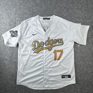 Los Angeles Dodgers Jersey Mens XL White MLB Baseball Nike Shohei Ohtani 17